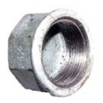 Galvanised Malleable Cap 1" - Click Image to Close